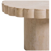 Temple &amp; Webster Clovelly Travertine-look Outdoor Coffee Table