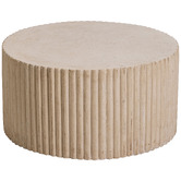 Temple &amp; Webster Audrey Travertine-look Outdoor Coffee Table