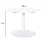 Temple &amp; Webster Nadi Aluminium Outdoor Dining Table