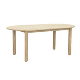 Temple &amp; Webster 4 Seater Corfu Outdoor Dining Table &amp; Chair Set