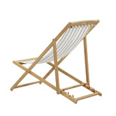 Temple &amp; Webster Belize Wooden Outdoor Deck Chair