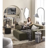 Temple &amp; Webster Quinn 4 Seater Upholstered Sofa with Reversible Chaise