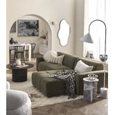 Temple &amp; Webster Quinn 4 Seater Upholstered Sofa with Reversible Chaise