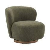 Temple &amp; Webster Libby Upholstered Swivel Accent Chair