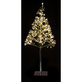 Temple &amp; Webster 135cm Gold Pre-Lit Twig Tree