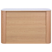 Temple &amp; Webster Carlton Faux Marble 3 Drawer Chest