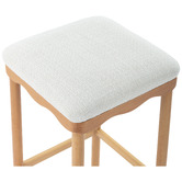 Temple &amp; Webster 72cm Hedda Scalloped Bar Stool