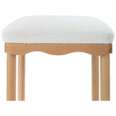 Temple &amp; Webster 72cm Hedda Scalloped Bar Stool