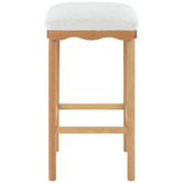 Temple &amp; Webster 72cm Hedda Scalloped Bar Stool