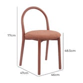 Temple &amp; Webster Lottie Beech Wood Dining Chairs