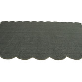 Temple &amp; Webster Rowe Boucle Wool-Blend Scalloped Rug