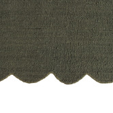 Temple &amp; Webster Rowe Boucle Wool-Blend Scalloped Rug