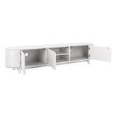Temple &amp; Webster Cannes Curved Entertainment TV Unit