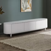 Temple &amp; Webster Cannes Curved Entertainment TV Unit