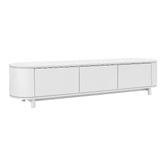 Temple &amp; Webster Cannes Curved Entertainment TV Unit
