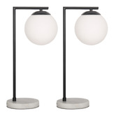 Temple &amp; Webster 44cm Zahli Steel Table Lamps