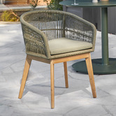 Temple &amp; Webster Laguna Rope Outdoor Dining Chair