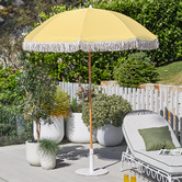 Temple &amp; Webster 1.8m Fringed Beach Umbrella