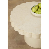 Temple &amp; Webster Clovelly Travertine-look Outdoor Coffee Table