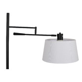 Temple &amp; Webster Cleo Metal Swing Arm Floor Lamp
