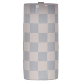 Temple &amp; Webster Emelia Check Ceramic Table Lamp