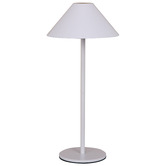 Temple &amp; Webster Evie Steel LED Cordless Touch Lamp