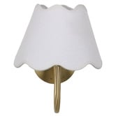 Temple &amp; Webster Remmy Scalloped Shade Wall Sconce