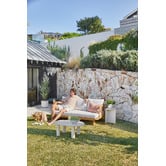 Temple &amp; Webster Bellambi Acacia Wood Outdoor Daybed