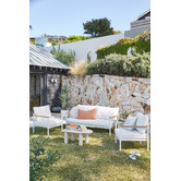 Temple &amp; Webster Byron Travertine-look Outdoor Coffee Table