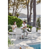 Temple &amp; Webster Nadi Aluminium Outdoor Dining Table