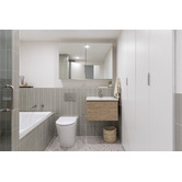 Temple &amp; Webster Myles Rimless Quiet Flush Wall-Faced Toilet Pan