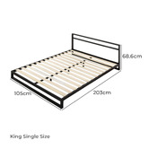 Temple &amp; Webster Quentin Metal Bed Frame