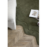 Temple &amp; Webster Sicily Scalloped Wool Rug