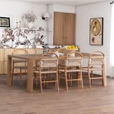 Temple &amp; Webster 6 Seater Ronan Dining Table &amp; Marcus Chair Set