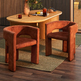 Temple &amp; Webster Frederik Upholstered Dining Chairs