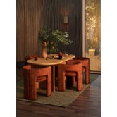 Temple &amp; Webster Marie Oval Dining Table