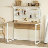 Temple &amp; Webster Porter Work Desk with Pegboard