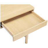 Temple &amp; Webster Rupert 2 Drawer Writing Desk &amp; Clark Office Chair Set