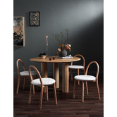 Temple &amp; Webster Clover Mango Wood Dining Table