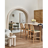 Temple &amp; Webster Roselin Boucle Dining Chairs