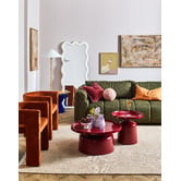 Temple &amp; Webster Palatine Round Steel Coffee Table