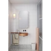 Temple &amp; Webster Koto Opal Glass Wall Light