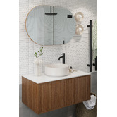 Temple &amp; Webster Clovelly Matte Black Tall Basin Mixer