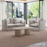 Temple &amp; Webster Montauk 2 Seater Sofa &amp; Armchair Set