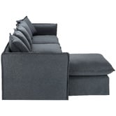 Temple &amp; Webster Montauk Slipcover Reversible Chaise Sofa &amp; Armchair Set