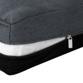 Temple &amp; Webster Montauk Slipcover Reversible Chaise Sofa &amp; Armchair Set