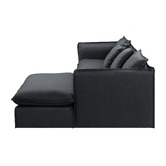 Temple &amp; Webster Montauk 3 Seater Slipcover Sofa &amp; Ottoman Set