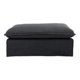 Temple &amp; Webster Montauk 3 Seater Slipcover Sofa &amp; Ottoman Set