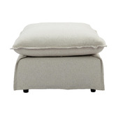 Temple &amp; Webster Montauk 3 Seater Slipcover Sofa &amp; Ottoman Set