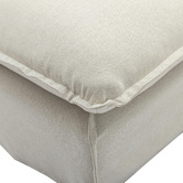 Temple &amp; Webster Montauk 3 Seater Slipcover Sofa &amp; Ottoman Set